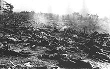 גופות חיילים יפנים לאחר המתקפה ב-25–26 באוקטובר