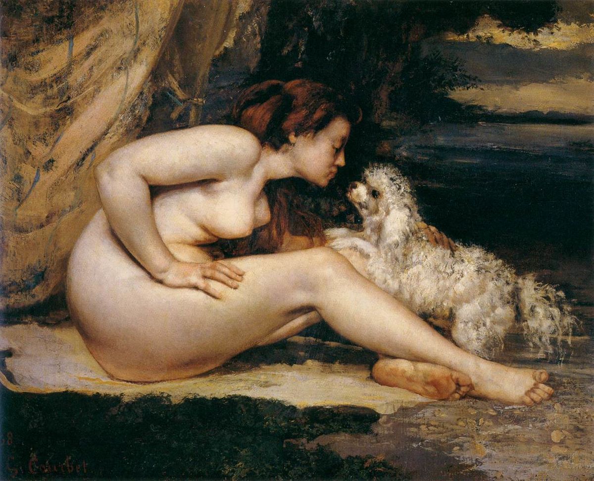 Chien nude