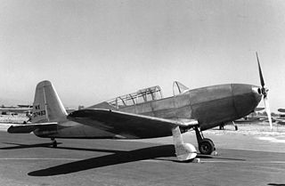 Atlas H-10 prototype for a four-seat cabin monoplane aircraft