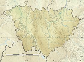 Ver en el mapa topográfico de Haute-Loire