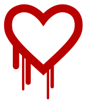 Symbole utilisé pour communiquer au sujet de la vulnérabilité Heartbleed.