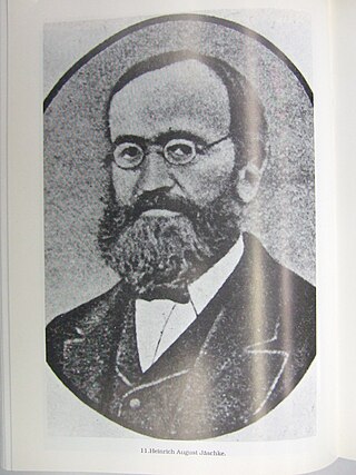 <span class="mw-page-title-main">Heinrich August Jäschke</span>