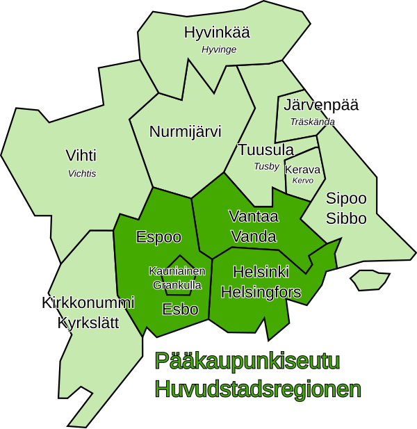 Greater Helsinki - Wikiwand