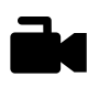 Thumbnail for File:High-contrast-camera-video.svg