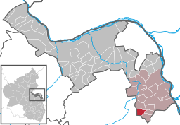 Läget för Hillesheim i Landkreis Mainz-Bingen