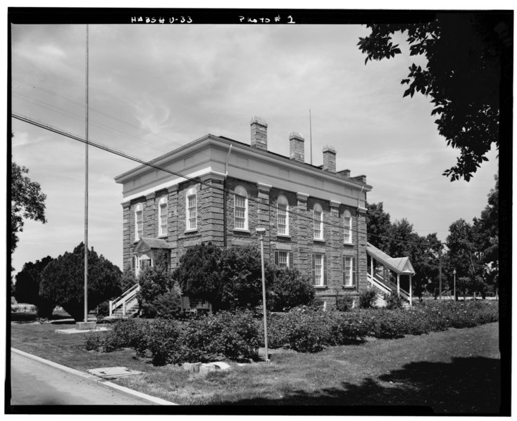 File:Historic American Buildings Survey, P. Kent Fairbanks, Photographer July 27, 1967 SOUTHEAST ELEVATION. - Territorial Capitol, Main, Center, First South and First West Streets, HABS UTAH,14-FILL,4-1.tif