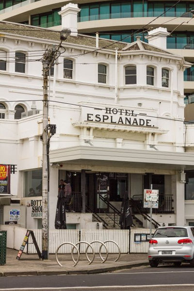 Hotel Esplanade, St Kilda. In May 1995, Kelly recorded tracks for Live at the Continental and the Esplanade (1996) in the hotel's Gershwin Room.