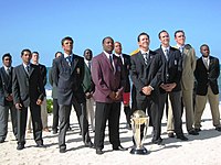 The team captains for the cup. ICC CWC 2007 team captains.jpg