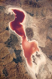 ISS-49 Lake Urmia, northwestern Iran
