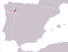 Iberolacerta galani range Map.png