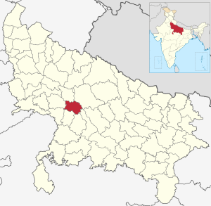 India Uttar Pradesh districts 2012 Kannauj.svg