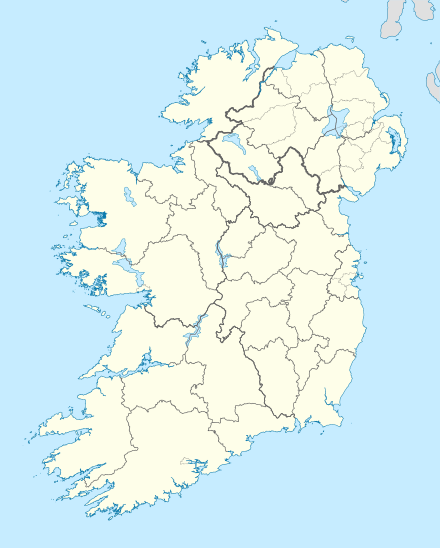Ireland, showing traditional provinces and counties as well as the modern administrative districts on both sides of the international border