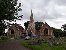 Chapel and graves in Isleworth Cemetery Isleworth Cemetery.jpg