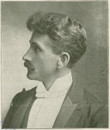 Photograph of Moore, from an advertisement for Better-World Philosophy, c. 1899