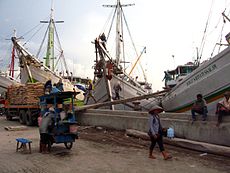 Dzsakarta egyik kikötője, Sunda Kelapa