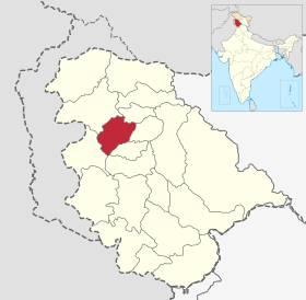 Localisation de District de Badgamضلع بڈگام