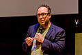 Jimmy Wales tijdens de openingsceremonie