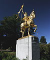 Joan of Arc (Portland, Oregon), after Emmanuel Frémiet Placed in Coe Circle (traffic circle) Portland, Oregon, Lauerlhurst