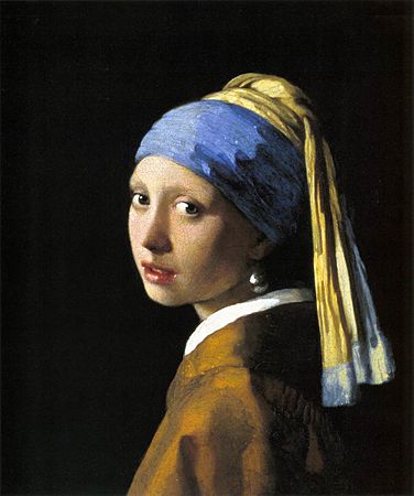 Dekle z bisernim uhanom, Johannes Vermeer (c. 1665)