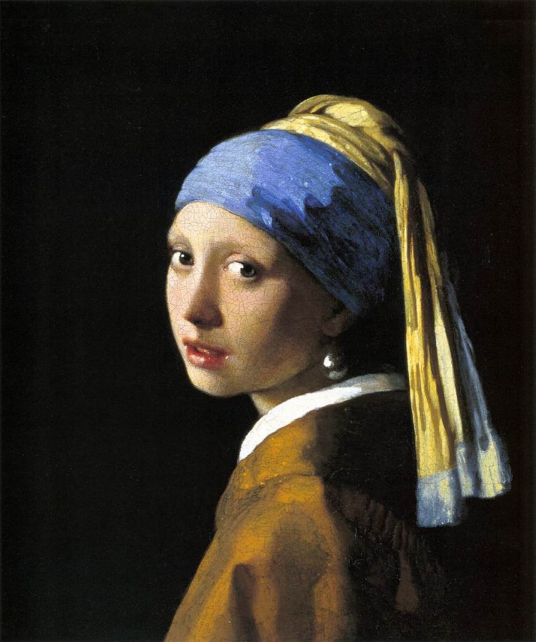 Girl with a Pearl Earring, by Johannes Vermeer (c. 1665)