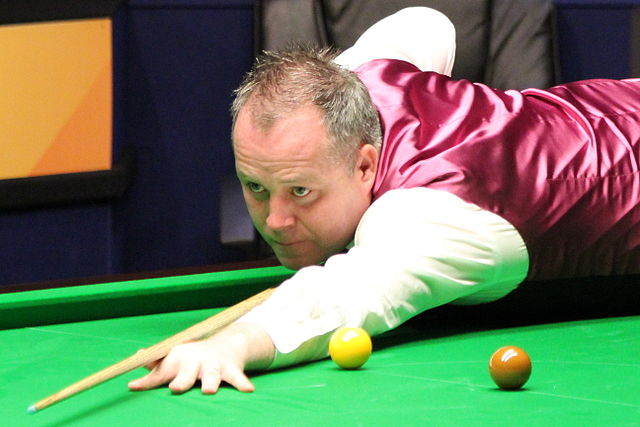 John Higgins (pictured in 2012) won his semi-final match 6–3 over Ebdon.