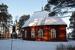 Jokkmokks gamla kyrka från söder