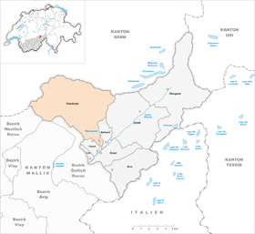 Map of Fieschertal