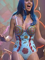 "Breakout" was originally recorded by Katy Perry for her album One of the Boys. Katy Perry 409 - Zenith Paris - 2011 (5512937750).jpg