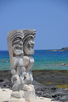 Kiʻi im Puʻuhonua o Hōnaunau National Historical Park