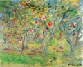 "KidaKinjiro-1957-Orchard_of_Apples.png" by User:亜顎十郎