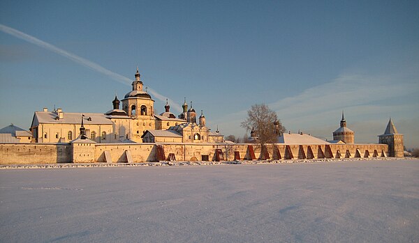 Kirillo-Belozersky Monastery, as seen from Lake Siverskoye