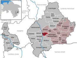 Kaart van Kissenbrück