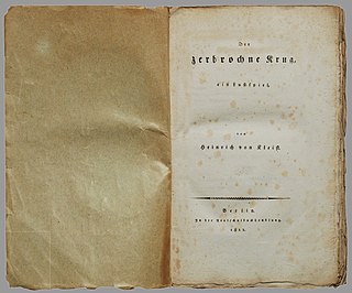<i>The Broken Jug</i> 1808 comedy by Heinrich von Kleist