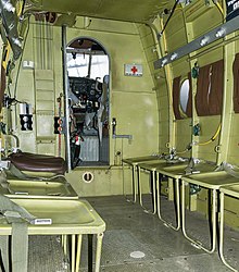 The passenger cabin Krosno, lotnisko An-2 wnetrze.jpg