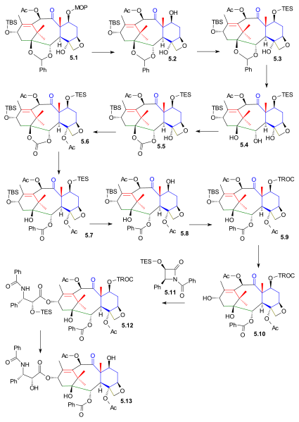 File:Kuwajima Taxol total synthesis part E.svg