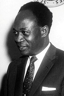 Kwame Nkrumah Ghanaian pan-Africanist and the first Prime Minister and President of Ghana