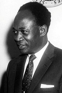 Kwame Nkrumah Yhdysvalloissa vuonna 1961.