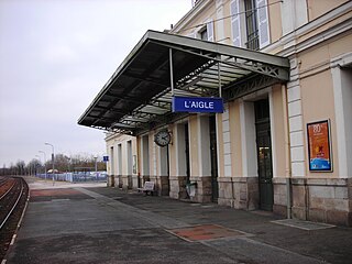 Gare de LAigle railway station in LAigle, France