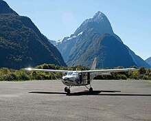 Glenorchy Air Gippsland Aeronautics GA 8 Airvan on the ground at Milford Airfield