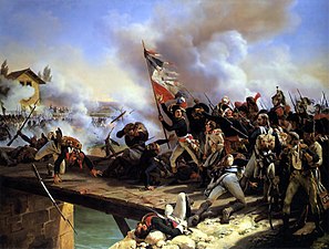 Horacio Vernet.  "La Batalla de Arcole".  1828.