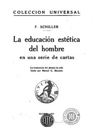 Friedrich Schiller: Español: La educación estética del hombre
