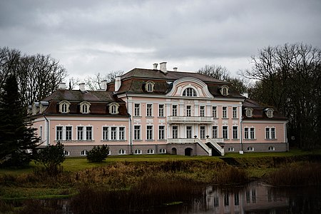 Laupa manorhouse in Järva county, Estonia.