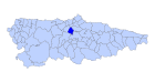 Les Regueres Asturies map.svg