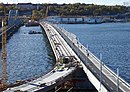 Lilla Lidingöbrons gång- och cykelbana invigningsdagen 11 oktober 2022