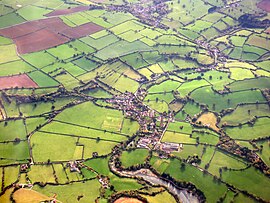 An aerial view of the village and the surrounding area. Litton 1.jpg