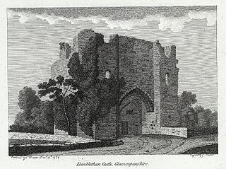 Llanblethan castle, Glamorganshire