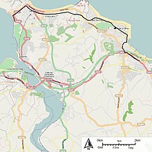 Map of the route of the Llandudno and Colwyn Bay Electric Railway Llandudno and Colwyn Bay Electric Railway.jpg