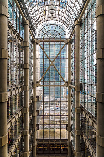 Atrium 11th floor looking at the Walkie-Talkie