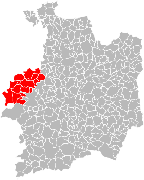 Localisation de Communauté de communes Saint-Méen Montauban