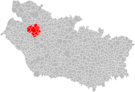 Localização da comunidade de comunas do Abbevillois